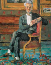 Victor Chocquet siddende